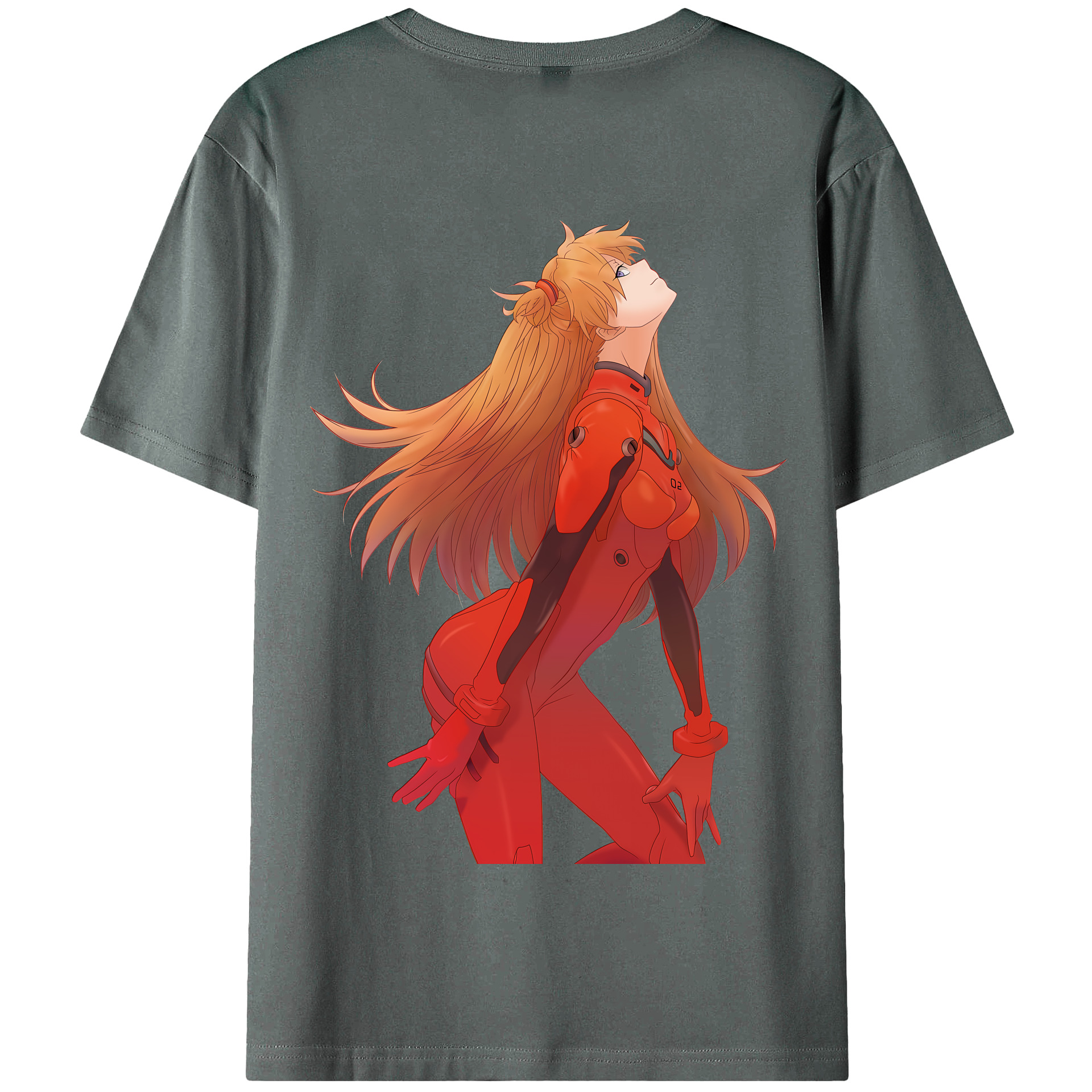 （画像用） EVA 新世紀エヴァンゲリオン 綿100％半袖Tシャツ（背面プリント）